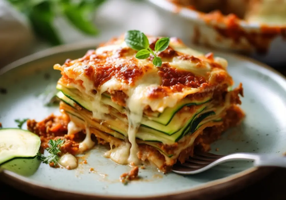 Wegetariańska Lasagne z Cukinii - Przepis i Smaki