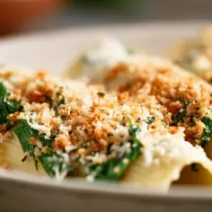 Cannelloni ze Szpinakiem w Sosie Beszamelowym - Przepis z Ricottą