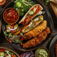 Dietetyczne dania z kurczaka: sałatki, wrapy, curry, kotlety