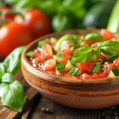 Sos do pizzy z cukinii, pomidorów i świeżych ziół