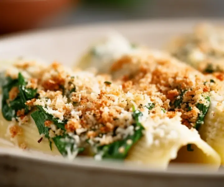 Cannelloni ze Szpinakiem w Sosie Beszamelowym - Przepis z Ricottą