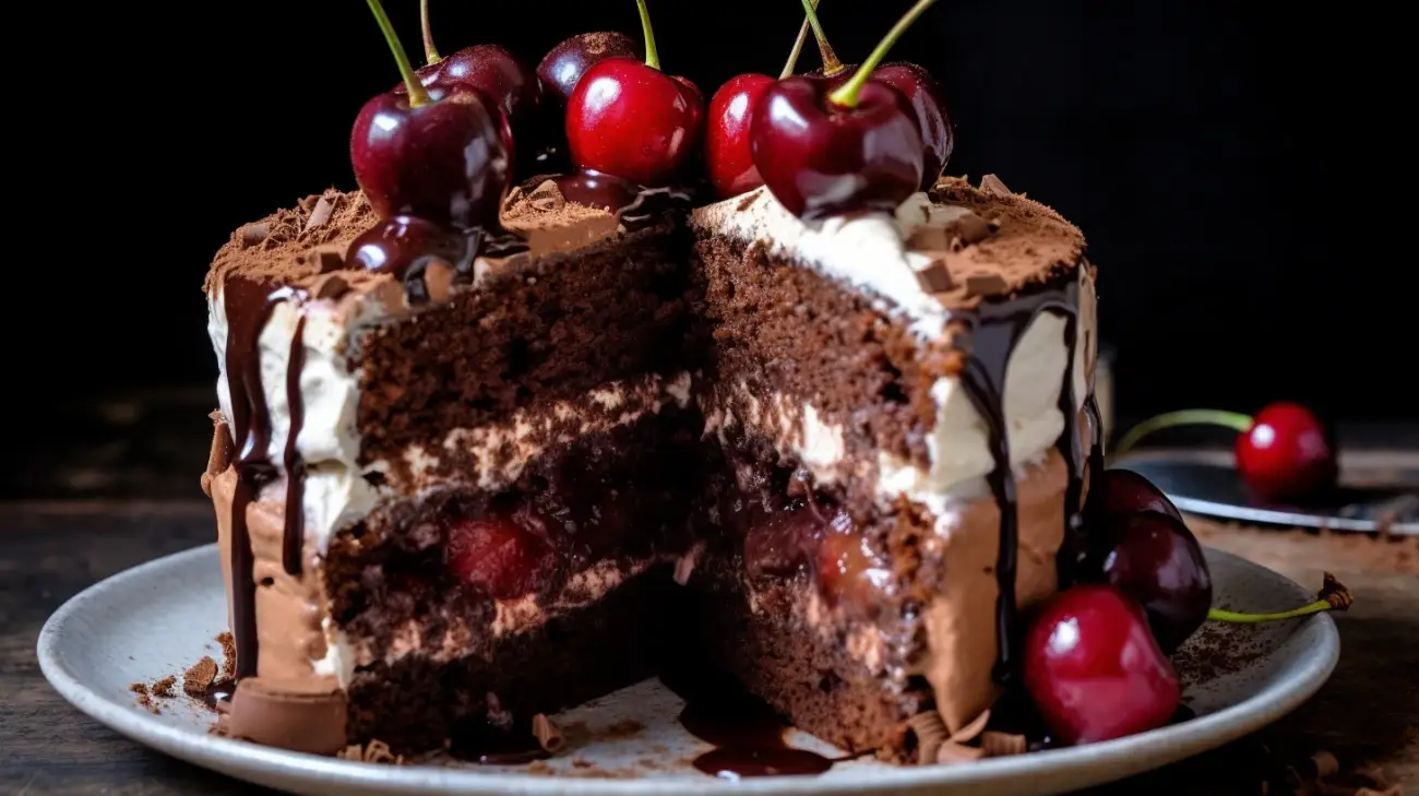 Tort z wiśniami i mascarpone - pyszny deser czekoladowy