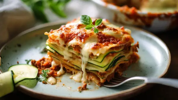 Wegetariańska Lasagne z Cukinii - Przepis i Smaki